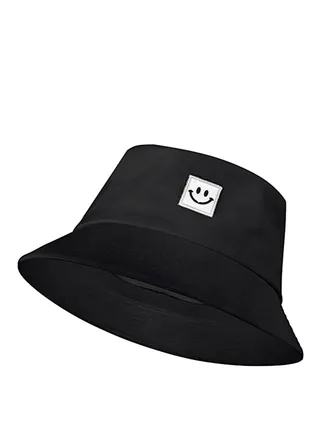 Bucket Hats, Travel Beach Sun Hat Flower Embroidery Outdoor Cap Unisex Summer Fashion Fisherman Cap for Teens Sun Protection Wide Brim Foldable Beach Fishing Hats (Black) 