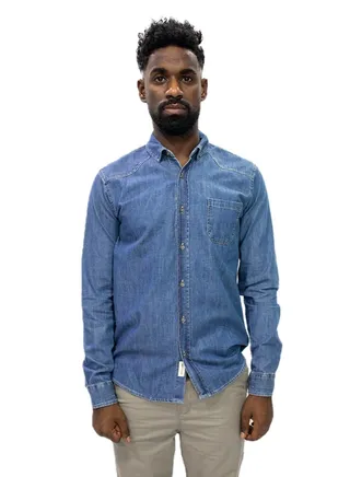 DENIM SHIRT WITH POCKET 