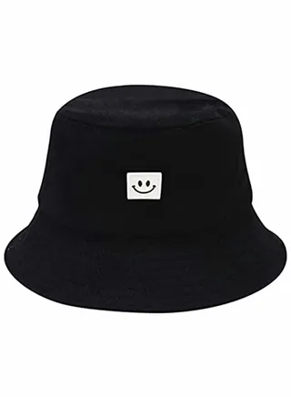 Unise Hat Summer Travel Bucket Beach Sun Fishing Hat Smile Face Visor Unisex Fashion Fisherman Cap, for Men Women Teens Kids 