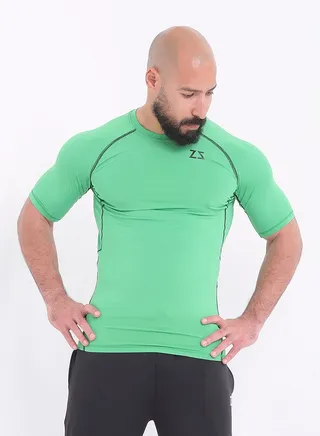 B8418 Short Sleeve Tee Green 