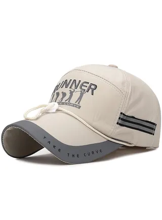 Men's Baseball Cap Spring Summer Autumn Casual Cap Adjustable Quick-drying Breathable Anti-UV Youth Hat Suitable for Outdoor Sports and Mountain Climbing 