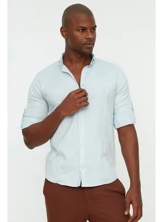 Man Shirt Blue 