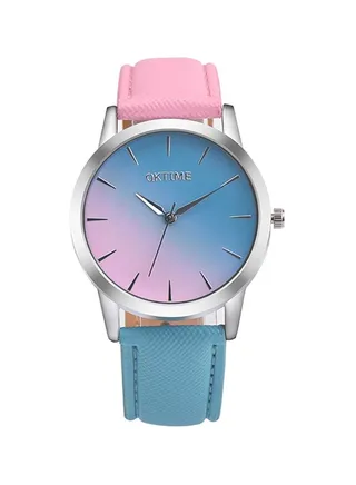Leather Analog Wrist Watch J4214-4 