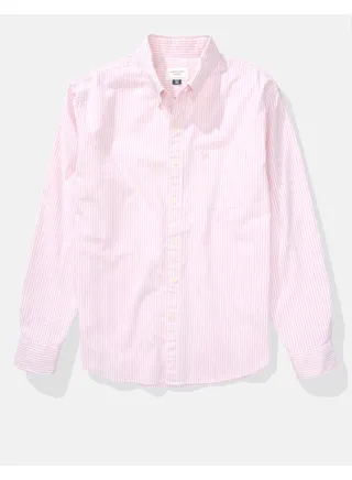 AE Striped Everyday Oxford Button-Up Shirt 