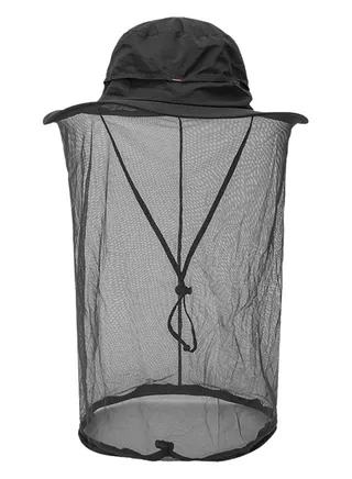 Mesh Insect-Proof Sun Protection Hat Black 