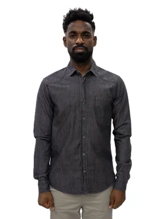 DENIM SHIRT WITH POCKET 