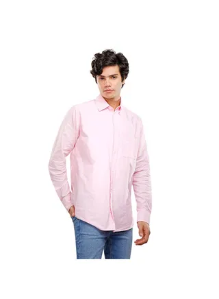 COUP Custom Fit Basic Shirt For Men - Rose - M 