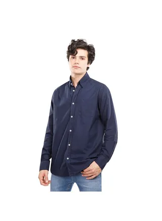 COUP Custom Fit Basic Shirt For Men - Navy - M 