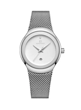 Girls' Water Resistant Stainless Steel Analog Watch N5004 
