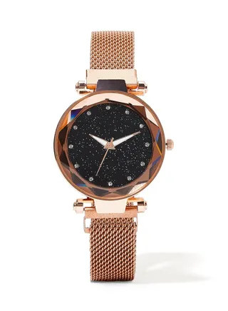 Girls' Round Metal Analog Wrist Watch X55 