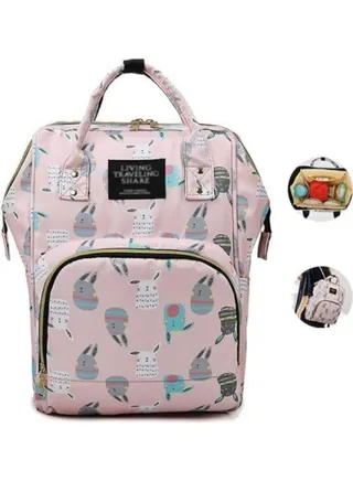 Diaper Bag Backpack,Waterproof Diaper Changing Totes,Multi-Function Travel Portable Bassinet Backpack Mommy Bag 