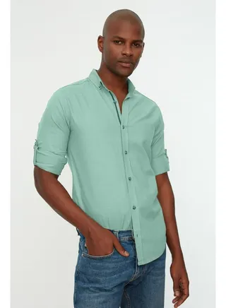 Man Shirt Green 