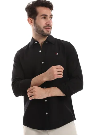 White Rabbit Front Buttoned Down Plain Men Shirt 