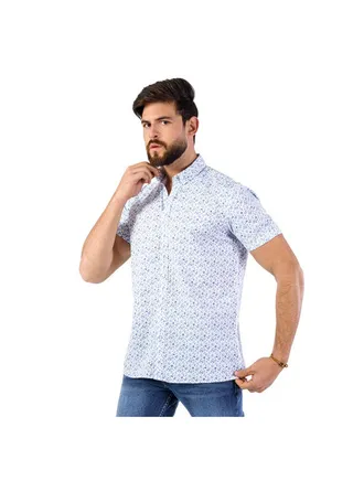 Men's Shirt- multicolor/Baby Blue 