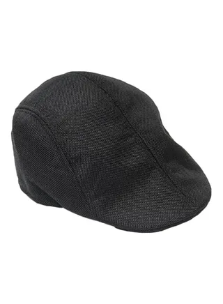 Peaked Golf Cap Black 
