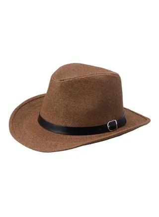 Fisherman Curling Cowboy Hat Brown 