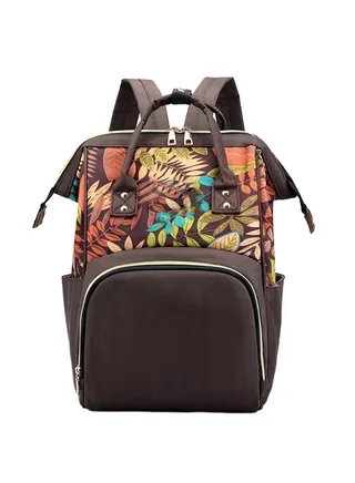 Large Capacity Printed Mommy Diaper Bag 