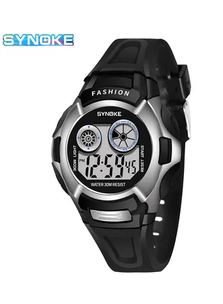 Colorful Luminous Children's And Students' Multifunctional Electronic Watch 