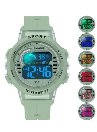 Colorful Luminous Children's And Students' Multifunctional Electronic Watch 