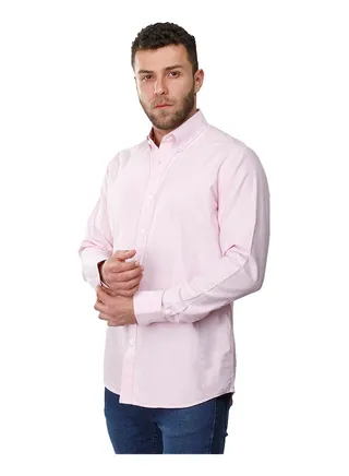 Coup Regular Fit Basic Shirt For Men Color Pink 