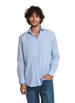 Fancy Regular Fit Long Sleeve Cotton Shirt 