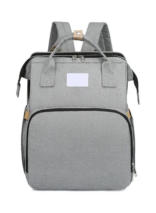Multi Functional Large Capacity Folding Baby Bag Portable Mommy Backpack 