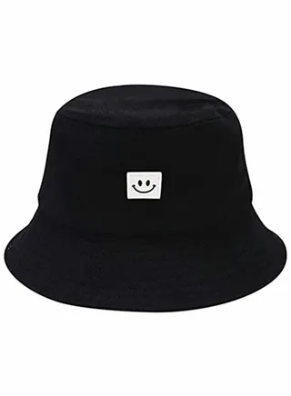 Unise Hat Summer Travel Bucket Beach Sun Fishing Hat Smile Face Visor Unisex Fashion Fisherman Cap, for Men Women Teens Kids 
