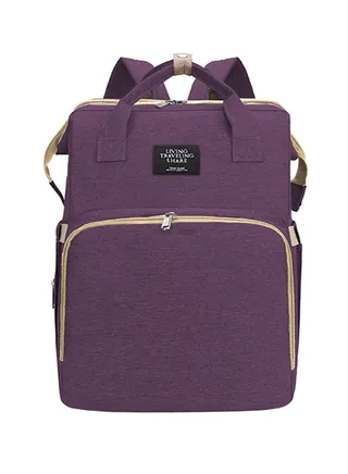 New Style Multifunctional Portable Double Shoulder Mommy Bed Backpack With Cushion 