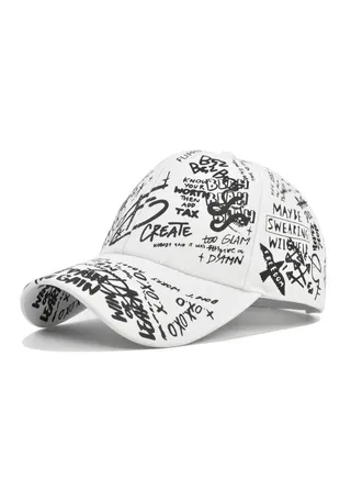 New Multicolor Painted Sun Cap Trend Fashion Duck Tongue Hat Baseball Hat 
