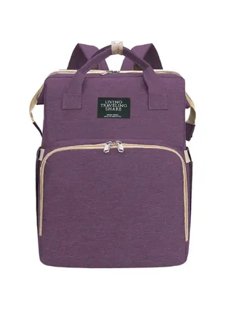 Easy To Switch Large Capacity Folding Travel Convertible Bed Backpack For Baby 