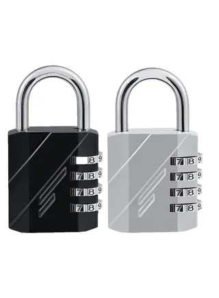 Locks Resettable 4-Digit Outdoor Waterproof Padlock for Gym, School Locker, Fence, Toolbox, Gate, Hasp Storage Lock 