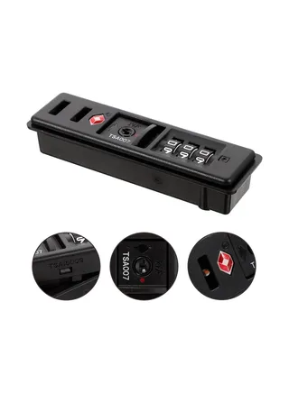 Code Combination Lock for Luggage, TSA-Approved Luggage Portable Anti-Theft Suitcase Built-In Sunk Durable Travel Safety Equipment 