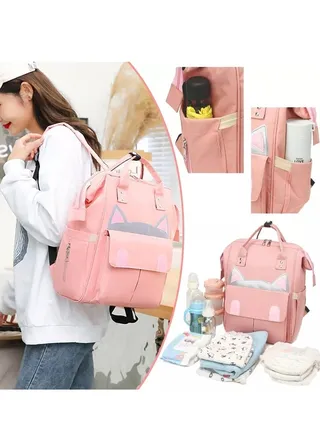 Diaper Backpack Mother Baby Waterproof Multipurpose 
