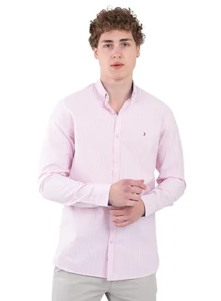 Striped cotton Oxford shirt 