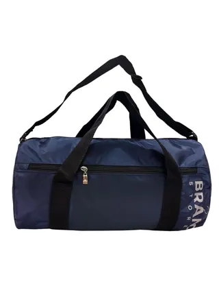 Canvas Large Duffle Gym Bag  -Brand Stores- Dark Blue 