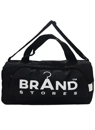 Brand Stores Large Gym Bag- 50 Cm- Shoe Compartment - Black 