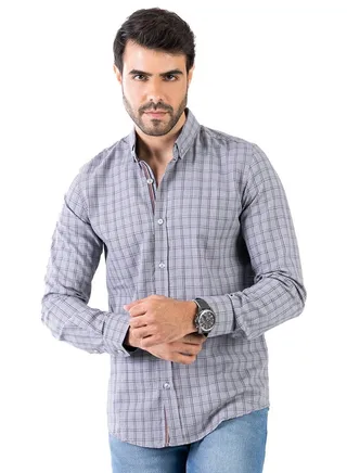 Men’s Shirt Casual - Gray 