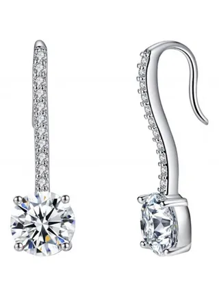 Zircon Hook Earring 