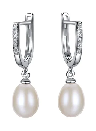 925 Silver Pearl Earrings 