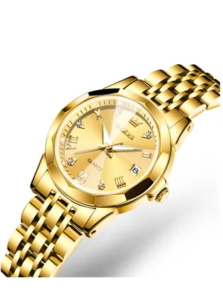 Watches for Women Stylish Stainless Steel Water Resistant Quartz Analog Watch 9931 