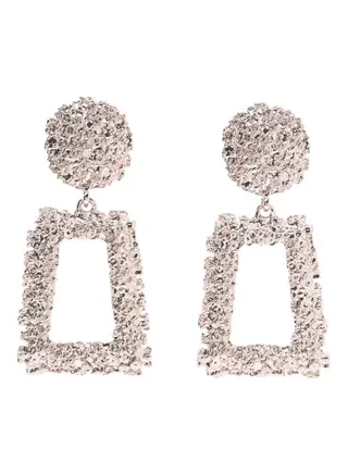 Geometric Design Dangle Earrings 
