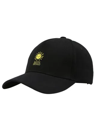 Adjustable Hip Hop Snapback Hat Black 