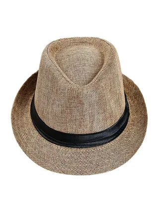 Solid Patterned Outdoor Sun Protection Hat Brown 