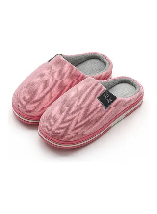 Cotton Bedroom Slippers Red 