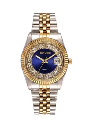 Water Resistant Stainless Steel Analog Quartz Watch D3011 