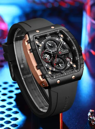 Watch For Men Water Resistant Chronograph Sport Wrist Watch 
