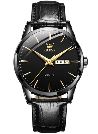 Water Resistant Watches For Men - Black 