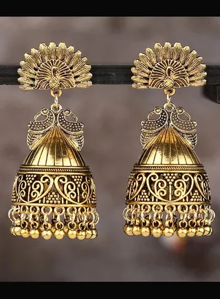 Boho Style Bell Earrings Indian Jewelry 