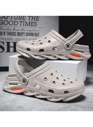 Wear Non Slip Lightweight Perforated Shoes For External Wear 