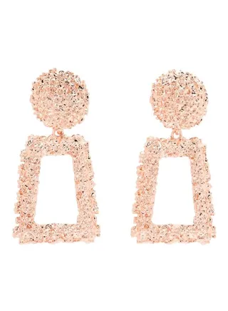 Geometric Design Dangle Earrings 